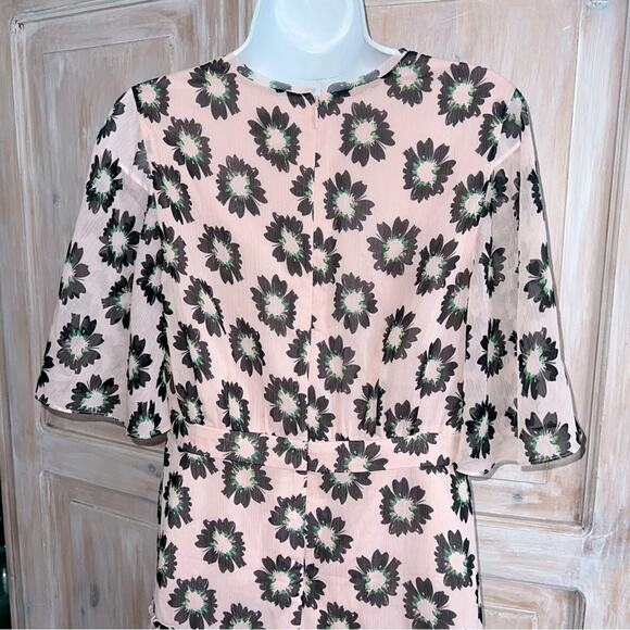 Ted Baker London Flower Dress Size 3 US 8 - Picture 7 of 8